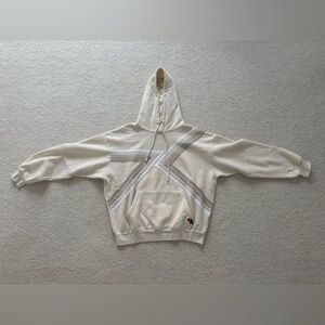Aviator Nation Blaze Pullover Hoodie - Vintage White / XS
